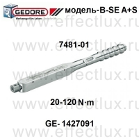 GEDORE * 7481-01 Динамометрический ключ Серия DREMOMETER B-SE A+S GE-1427091