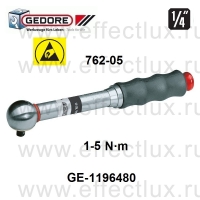 GEDORE * 762-05 Динамометрический ключ SLIPPER TSC 1-5 H·м GE-1196480