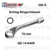 GEDORE * 306 G 70 Ключ накидной ударный изогнутый метрический 70мм GE-1416405
