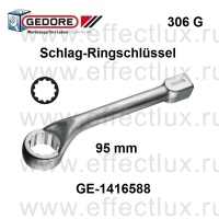 GEDORE * 306 G 95 Ключ накидной ударный изогнутый метрический 95мм GE-1416588