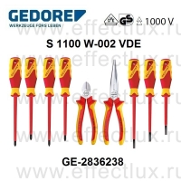 GEDORE S 1100 W-002 VDE VDE-НАБОР ИНСТРУМЕНТА, 9 предметов GE-2836238
