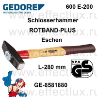 GEDORE 600 E-200 МОЛОТОК СЛЕСАРНЫЙ ROTBAND-PLUS рукоятка из ясеня GE-8581880