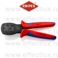 KNIPEX Пресс-клещи для мини-штекеров, 3 гнезда, Micro-Fit™ Molex, AWG 30-26/24-22/20, 190 мм. KN-975425