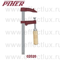 Piher 02020 Струбцина Модель MM 20Х7 см, деревянная рукоять, Усилие: 4000N
