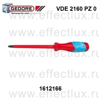Э1612166 VDE-ОТВЕРТКА для винтов со шлицем PZ0, VDE 2160 PZ0