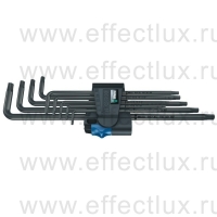 WERA 967/9 TX XL HF 1 Набор Г-образных ключей с фиксирующей функцией, удлиненные, 9 предметов TORX® WE-024450