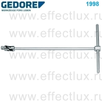 GEDORE 1998 Вороток шарнирный со скользящей Т-образной рукояткой 1/2", 460 мм. GE-6199730