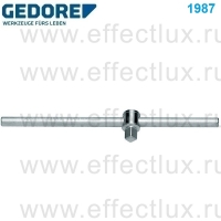 GEDORE 1987 Вороток со скользящей Т-образной рукояткой 1/2", длина: 292 мм. GE-6143430