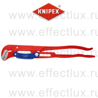 KNIPEX Ключ трубный 2", S-образные губки, с быстрой регулировкой, зев 70 мм., длина 550 мм., красный KN-8360020
