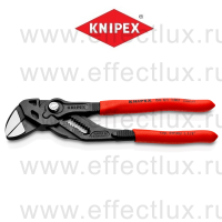 KNIPEX Клещи переставные-гаечный ключ, зев 40 мм., длина 180 мм., фосфатированные, обливные ручки KN-8601180