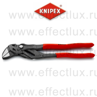 KNIPEX Клещи переставные-гаечный ключ, зев 52 мм., длина 250 мм., фосфатированные, обливные ручки KN-8601250