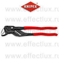 KNIPEX Клещи переставные-гаечный ключ, зев 68 мм., длина 300 мм., фосфатированные, обливные ручки KN-8601300