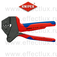 KNIPEX Пресс-клещи системные, 3 гнезда, штекеры Solar MC 4 (Multi-Contact), 2.5-4.0-6.0 мм², длина 200 мм. KN-974366