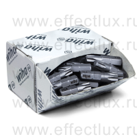 WIHA 7929 Z T30 Набор бит TORX® Standard 25 мм. 1/4" в большой картонной упаковке T30х50 шт. WI-08069