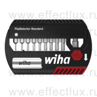 WIHA 7947-902 Набор бит FlipSelector Standard HEX  25 мм. 1/4", 11 предметов WI-39039