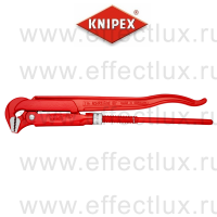 KNIPEX Ключ трубный 1.1/2" шведского типа, прямые губки 90°, зев 60 мм., длина 420 мм. KN-8310015