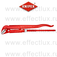 KNIPEX Ключ трубный 1.1/2" шведского типа, прямые губки 45°, зев 60 мм, длина 430 мм. KN-8320015
