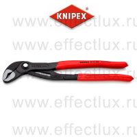 KNIPEX COBRA® Клещи переставные, зев 70 мм., длина 300 мм., фосфатированные, обливные ручки KN-8701300