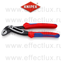 KNIPEX ALLIGATOR® Клещи переставные, зев 42 мм., длина 180 мм., фосфатированные, 2-компонентные ручки KN-8802180