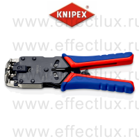 KNIPEX Пресс-клещи для штекеров RJ, 3 гнезда, RJ 10 (4-pin), RJ 11/12 (6-pin), RJ 45 (8-pin), 200 мм. KN-975112