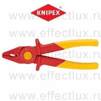 KNIPEX Серия 98 Плоскогубцы захватные VDE из армированного фиберглассом пластика, 180 мм., диэлектрические KN-986201