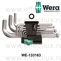 WERA Ключи изогнутые (набор) Г-образные метрические хромированные 950 PKS/9 SM N WE-133163