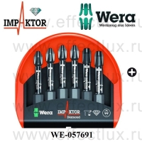 WERA Насадки (набор) +шестигранный привод Mini-Check Impaktor 1 WE-057691