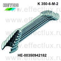HEYCO Набор двусторонних гаечных ключей K 350-6-M-2 6 компонентный HE-00350942182