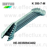 HEYCO Набор двусторонних гаечных ключей K 350-7-M 7 компонентный HE-00350943482