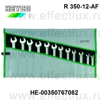 HEYCO Набор двусторонних гаечных ключей R 350-12-AF 12 компонентный HE-00350767082