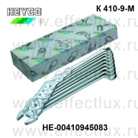 HEYCO Набор комбинированных гаечных ключей К 410-9-М 9 компонентный HE-00410945083