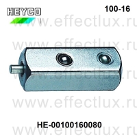 HEYCO Соединительный квадрат 3/4'' серии 100-16С хромированный L-45 мм. HE-00100160080
