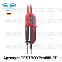 TESTBOY Двухполюсный указатель напряжения TESTBOY PROFI III LED