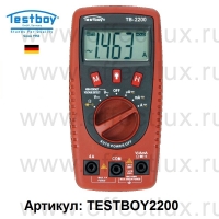 TESTBOY Цифровой мультиметр с сенсором напряжения и LED-фонариком TESTBOY 2200