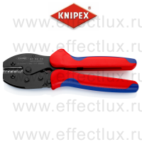 KNIPEX PreciForce® Пресс-клещи, 5 гнёзд, неизолированные гильзы DIN 46267, 1.5-10.0 мм², длина 220 мм. KN-975230