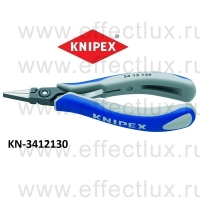KNIPEX Серия 34 Плоскогубцы захватные прецизионные для электроники L-130 мм. KN-3412130