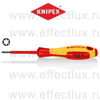 KNIPEX Серия 98 Отвёртка VDE TORX, TX10 x 60 мм., длина 160 мм., диэлектрическая KN-982610