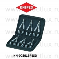KNIPEX Набор инструментов для электроники в футляре 6 предметов KN-002016PESD
