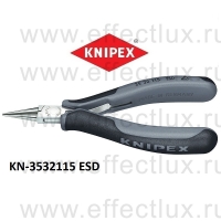 KNIPEX Серия 35 Плоскогубцы захватные для электроники антистатические L-115 мм. KN-3532115ESD