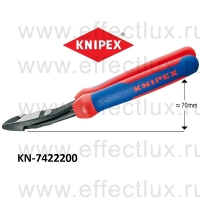 KNIPEX Серия 74 Кусачки боковые особой мощности L-200 мм. KN-7422200