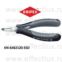 KNIPEX Серия 64 ESD Кусачки торцевые для электроники с функцией снятия электростатического напряжения L-120 мм. KN-6462120ESD