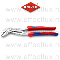 KNIPEX COBRA® Клещи переставные, зев 70 мм., длина 300 мм., хромированные, 2-компонентные ручки KN-8705300