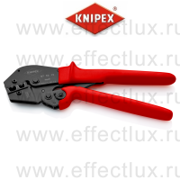 KNIPEX Пресс-клещи, 2 гнезда, изолированные и неизолированные контактные гильзы, 35-50 мм², длина 250 мм. KN-975219
