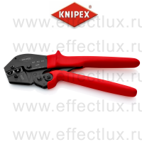 KNIPEX Пресс-клещи, 2 гнезда, неизолированные кабельные наконечники, 16/25 мм², длина 250 мм. KN-975223