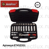 AmPro Набор 6‑гранных головок и аксессуаров 3/8", 26 предметов ET45231L