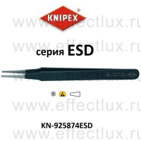 KNIPEX Прецизионные пинцеты ESD-антистатические KN-925874ESD