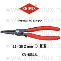 KNIPEX Прецизионные щипцы для внутренних стопорных колец в отверстиях с ограничением закрытия KN-4831J1
