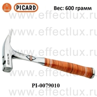PICARD 790 Молоток плотника-кровельщика цельнометаллический с кожаной ручкой боёк с насечкой PI-0079010