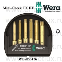 WERA Насадки (набор) +шестигранный привод Mini-Check TX HF С фиксирующей функцией для винтов, 50 мм WE-056476