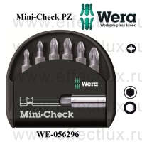 WERA Насадки (набор) +универсальный держатель Mini-Check PZ WE-056296